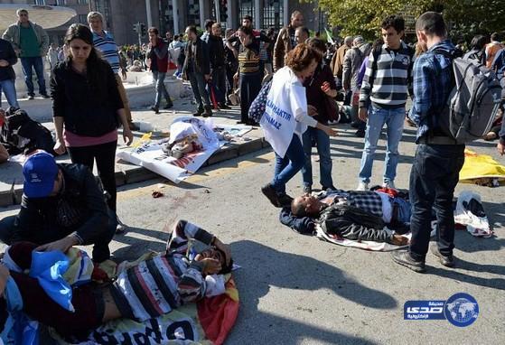 أوغلو: داعش المشتبه به الرئيسي في هجوم أنقرة