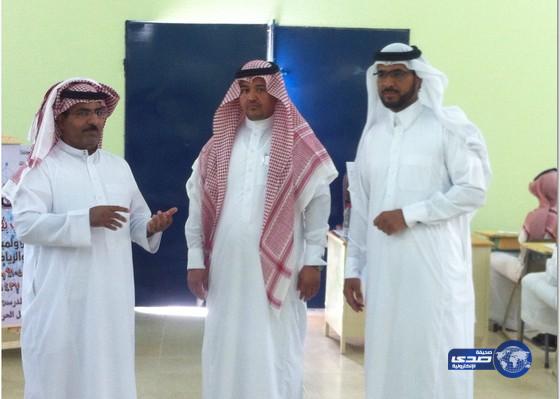 الجهني يتفقد مسابقة الاولمبيادالعلمي الوطني