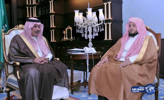 أمير الباحة يستقبل رئيس المحكمة الجزائية بالمنطقة