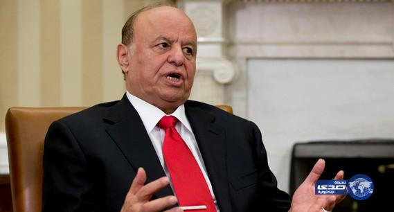 الرئيس اليمني يدعو الإنقلابيين إلى الإعلان بقبول تنفيذ القرار الأممي والجنوح للسلم