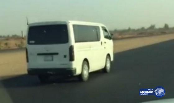 القبض على سائق باص الطالبات متجاوز السرعة في الجوف