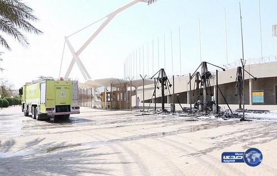 السيطرة على حريق كشك لبيع المرطبات بملعب الشرائع