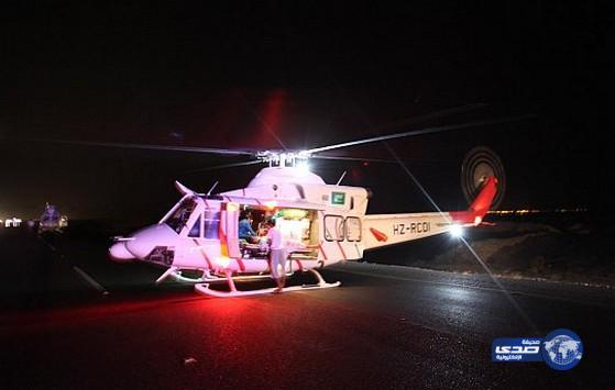 9 اصابات في حادث باص على طريق مكة جدة