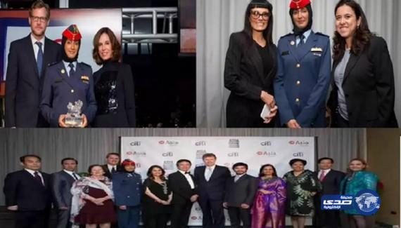 تكريم الطيارة الاماراتية “مريم المنصوري” لمحاربتها الحوثيين