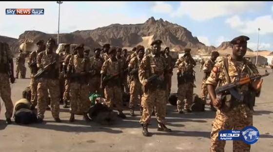 بالفيديو: قوة سودانية تصل عدن للمشاركة في «إعادة الأمل»