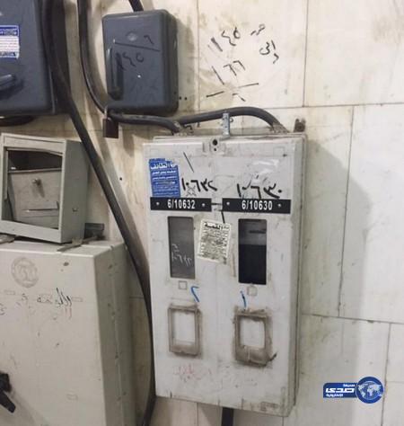 بلاغ مواطن يقود لتغطية عدادات كهرباء مكشوفة بالطائف