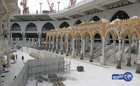 استئناف العمل في مشروع توسعة صحن المطاف
