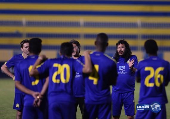 النصر يواصل تدريباته اليوم تحت اشراف المدرب هيقيتا