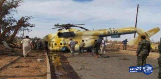 تحطم مروحية قرب طرابلس تقل 23 شخصاً