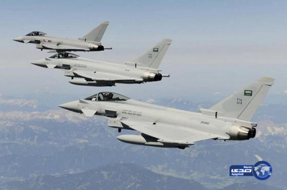 طيران التحالف العربي يقصف قاعدة الدليمي