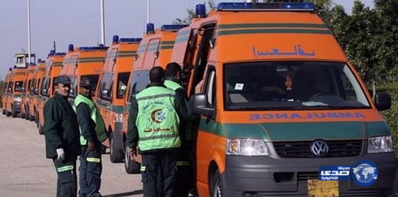 سيارات الإسعاف المصرية تهرع لموقع سقوط الطائرة الروسية