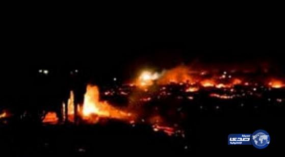 بالفيديو..حرق مخيم يقطنه 6000 لاجئ في باريس