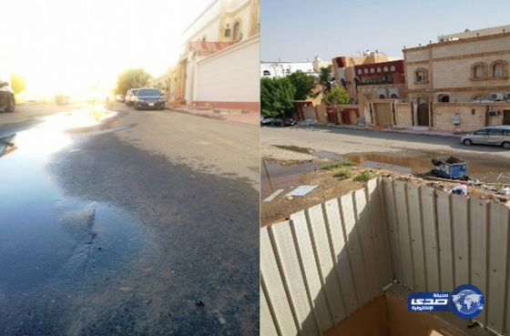 سكان السامر بجدة يتذمرون من تسرب المياه المحلاة‎