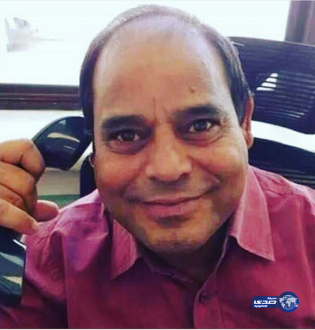 صوره متداوله لآسيوي يشبه السيسي..