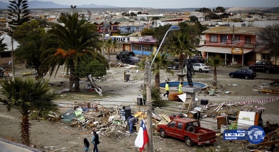 زلزال بقوة 5,5 درجات يضرب سواحل تشيلي