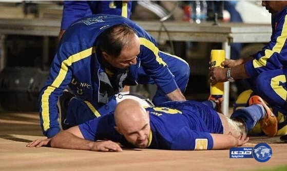 أدريان يغيب عن النصر لمدة أربعة أسابيع إثر تمزق في عضلة الفخذ