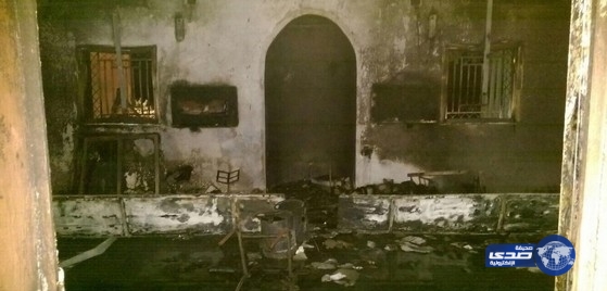 مجهول يحرق مسجدين في بلجرشي الباحة (صورة)