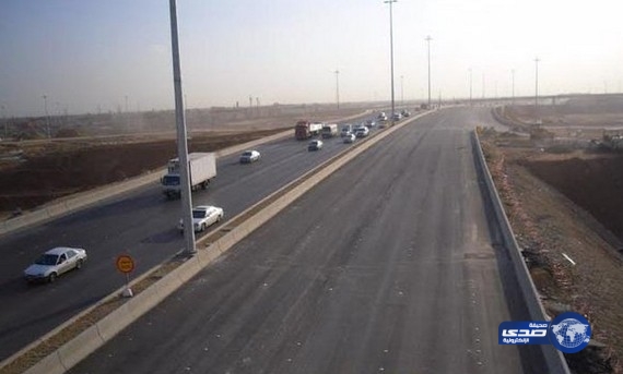 افتتاح الطريق المتجه غربا إلى وسط الرياض من تقاطع الشيخ جابر مع خريص