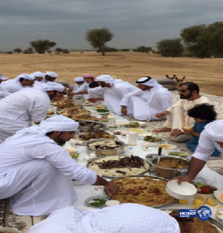 محمد بن راشد مع الابناءوالاصدقاء في اجواء شتوية أسرية ..