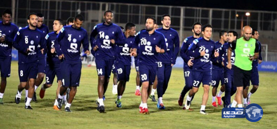 الهلال يؤدي مرانه تحضيراً لملاقاة الخليج