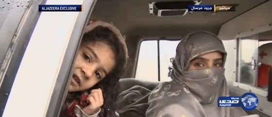 بالفيديو.. لحظة الإفراج عن &#8220;طليقة البغدادي&#8221; برفقة أطفالها