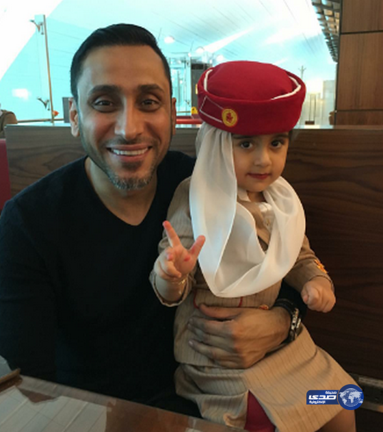 سامي الجابر مع الطفله غلا..
