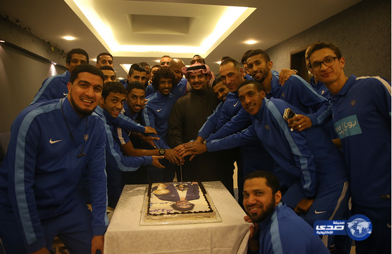 إدارة نادي الهلال  تحتفي بياسر الشهراني