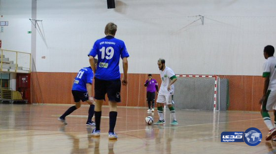 اخضر الصالات يتغلب على بيندكت السلوفيني بسباعية