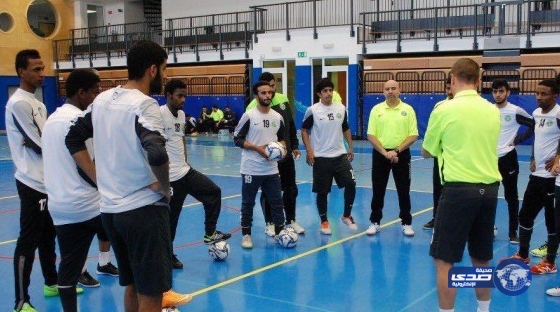 اخضر الصالات يخوض مواجهته الودية الثالثة