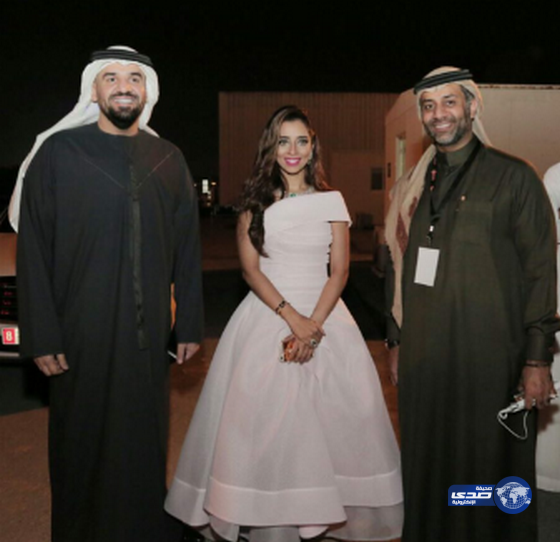 بلقيس مع حسين الجسمي في حفل ابو ظبي..