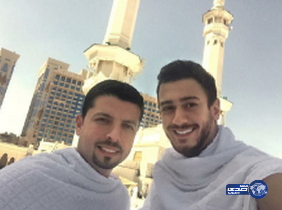 سيلفي سعد المجرد والدكتور ماجد بعد أداء العمره..