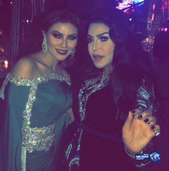 أحلام و مريم حسين في حفل بلاتينوم ريكوردز..