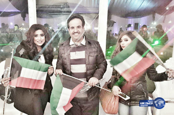 شيماء وشذى سبت مع الشيخ دعيج الصباح في احتفالات اليوم الوطني للكويت..