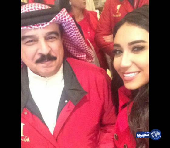 حنان رضا وسيلفي مع ملك البحرين..
