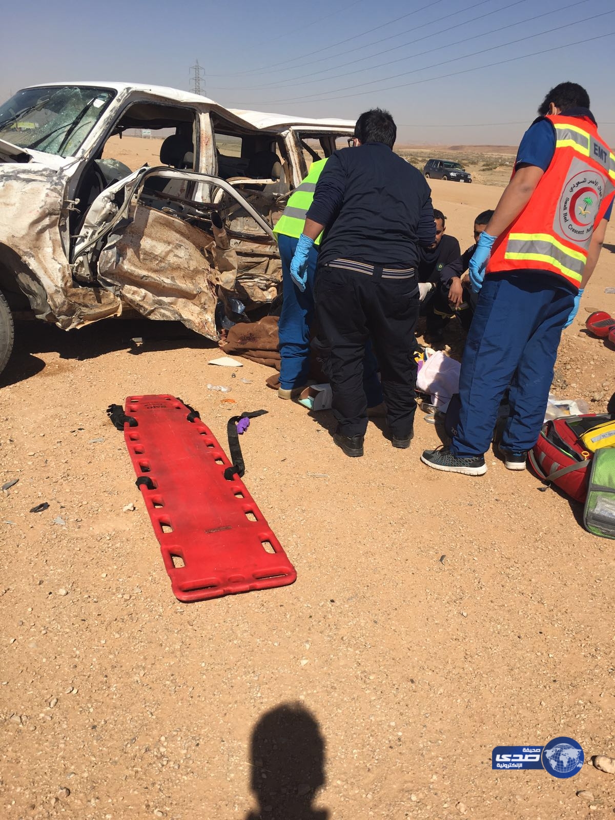 وفاة طفلة واصابة 3 في حادث تصادم بثمامة الرياض