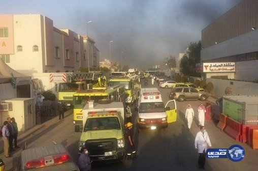 بالفيديو: إخماد حريق اندلع بغرفة الكهرباء في قبو مستشفى الحمادي بالعليا