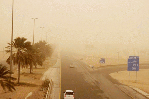 &#8220;الأرصاد&#8221;: رياح مثيرة للغبار على المناطق الشمالية