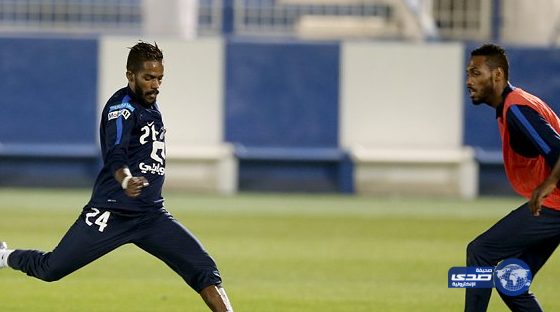 العابد يشارك في تدريبات الهلال والشمراني يتعرض لإصابة