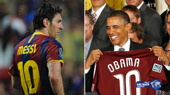 أوباما يكشف عن رغبة ابنتيه في مقابلة ميسي