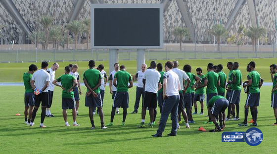 الاخضر السعودي يواصل التدريبات