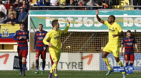 برشلونة يتعادل مع فياريال في الدوري الاسباني