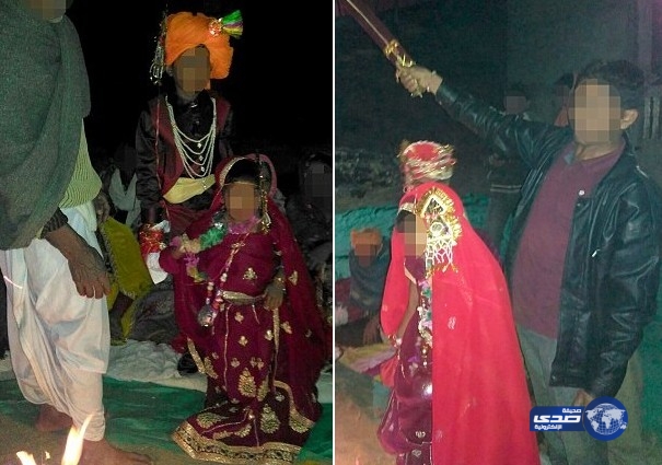 بالصور :تزويج 4 فتيات بينهم فتاة تبلغ من العمر عامين فقط!