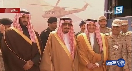 وصول خادم الحرمين لمتابعة مجريات تمرين رعد الشمال