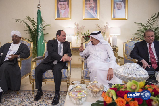 خادم الحرمين يستقبل أصحاب السمو والمعالي الذين قدموا لحضور تمرين رعد الشمال(صور)
