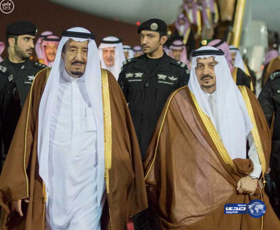ملك الحزم في الرياض بعد رعايته مناورة رعد الشمال