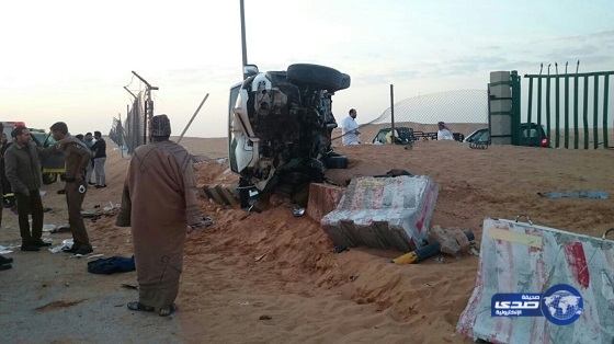 وفاة وإصابة 6 أشخاص من عائلة واحدة اثر حادث مروري بـ”عفيف”