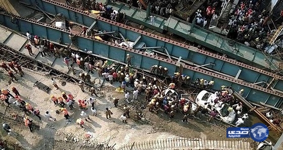 مقتل 10 أشخاص إثر انهيار جسر تحت الإنشاء في الهند