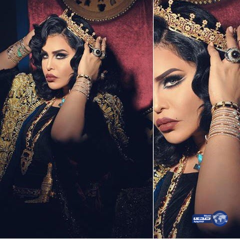 صور.. أحلام تروج لبرنامجها الجديد بالتاج وكرسي ملوكي