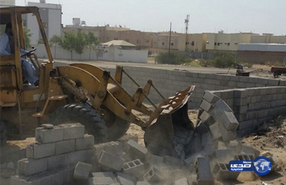 إزالة تعديات بمساحة مليون متر مربع في الطائف