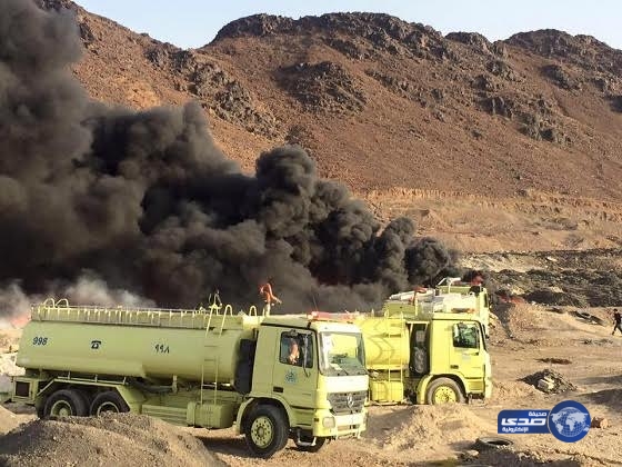 حريق في “أرض فضاء” بالمدينة المنورة ولا إصابات